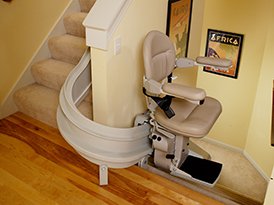 san jose ca curved stair chair lift