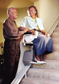 Electra-Ride™ LT stairlift in San Francisco Bay